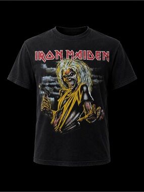 Vintage Style Iron Maiden Eddie Graphic Band T-Shirt Size S/M